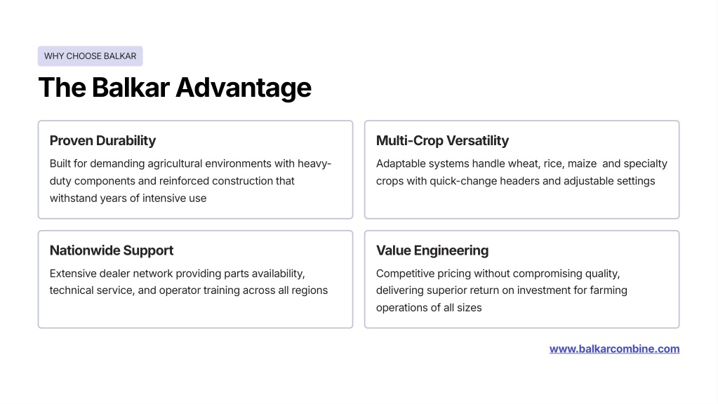 PPT - Tractor Mounted Combine Harvester for Efficient Farming - Balkar ...
