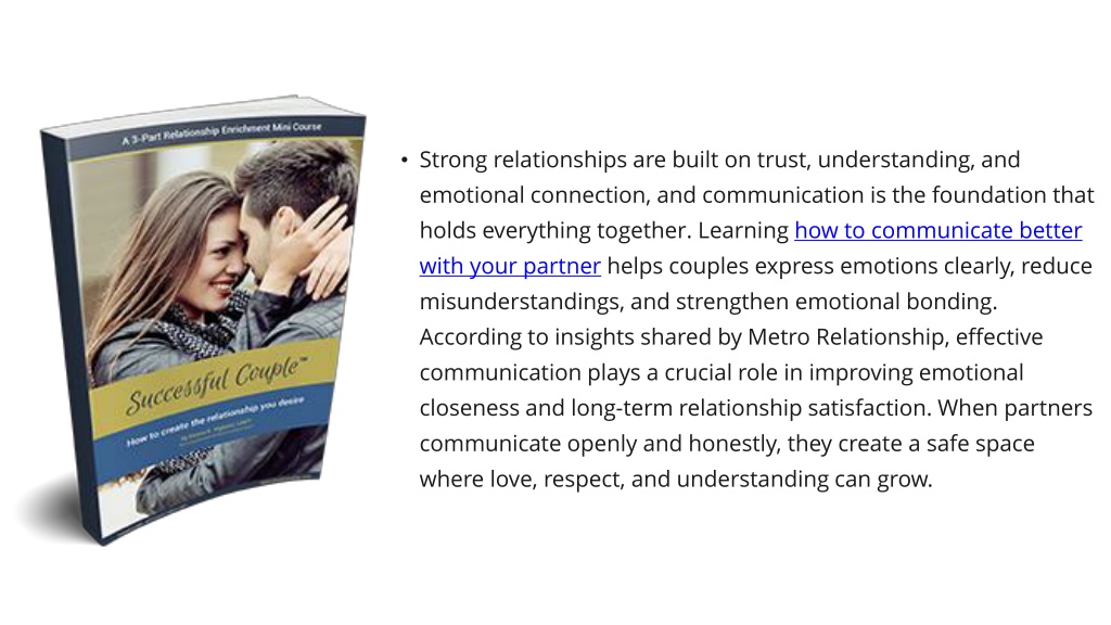 PPT - How to Communicate Better With Your Partner for Stronger ...