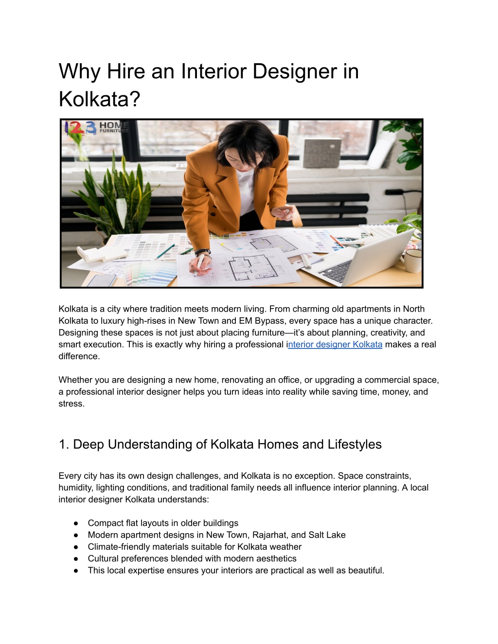 PPT - Why Hire an Interior Designer in Kolkata PowerPoint Presentation ...