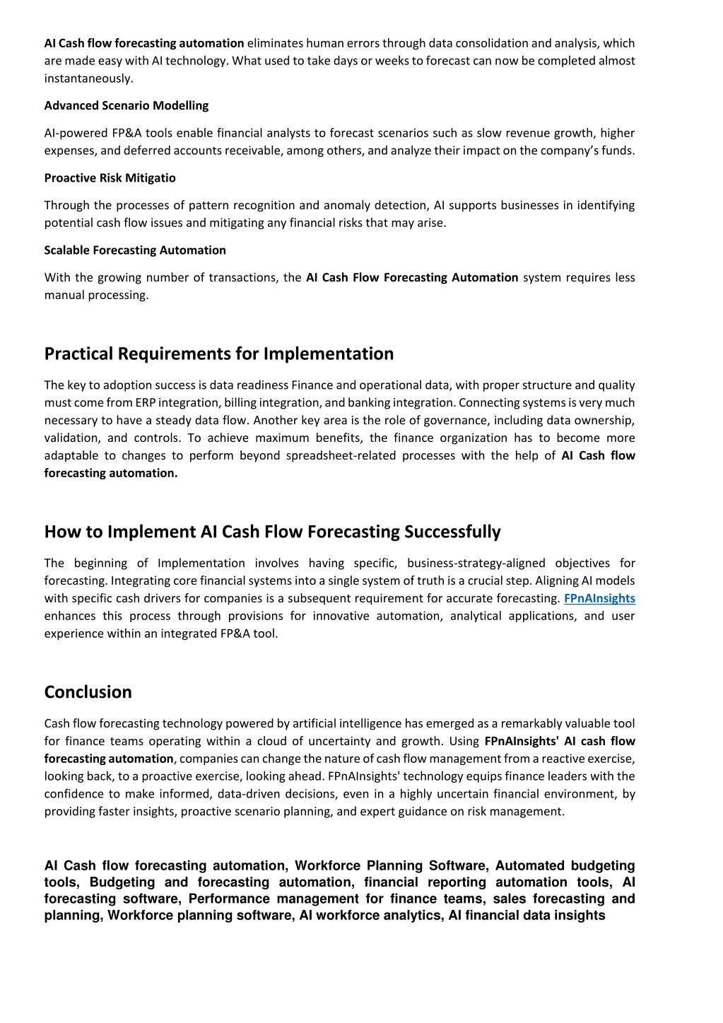 PPT - AI Cash Flow Forecasting Automation Explained Benefits ...