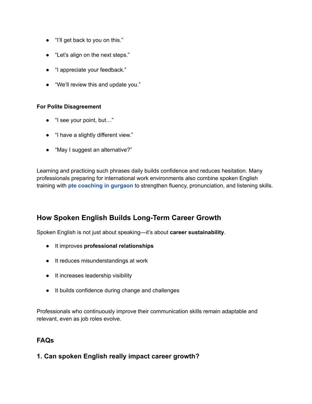 PPT - Spoken English for Career Growth PowerPoint Presentation, free ...