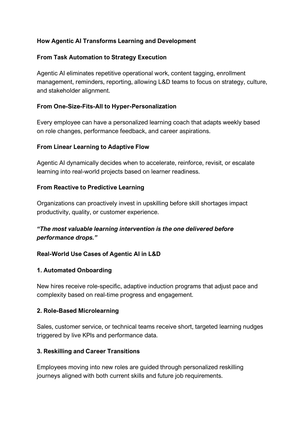 PPT - Agentic AI in Learning and Development The Future of Intelligent ...