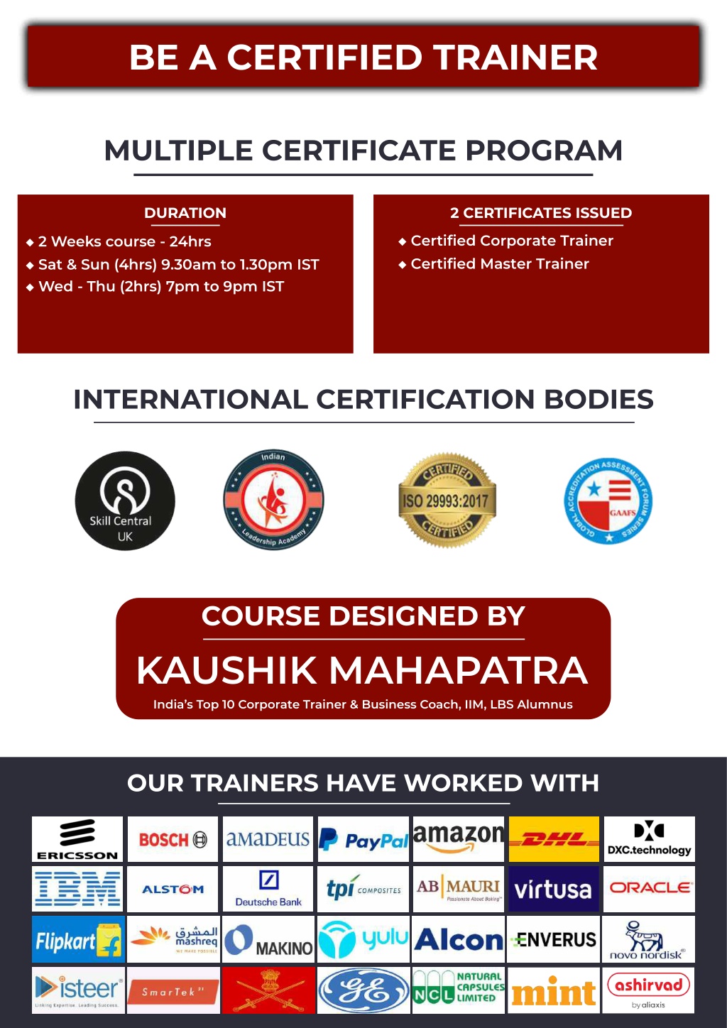 PPT - Train the Trainer Certification & Corporate Trainer Programs in ...