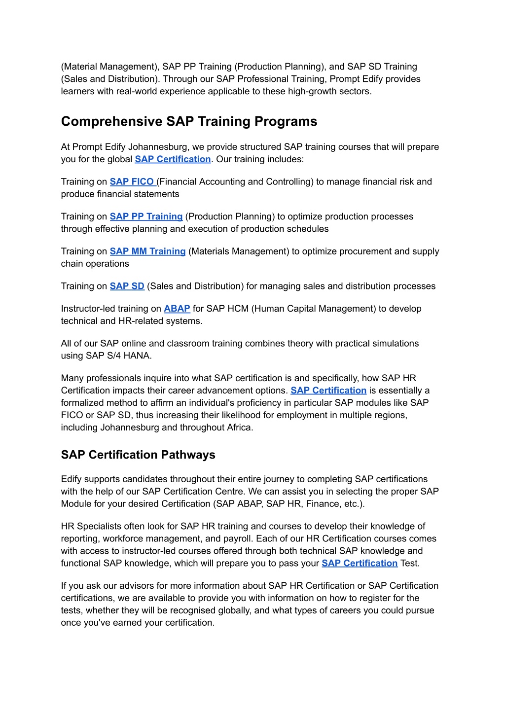 Sap Simulation Training PPT - SAP S_4 HANA Training in Johannesburg at Prompt Edify PowerPoint ...