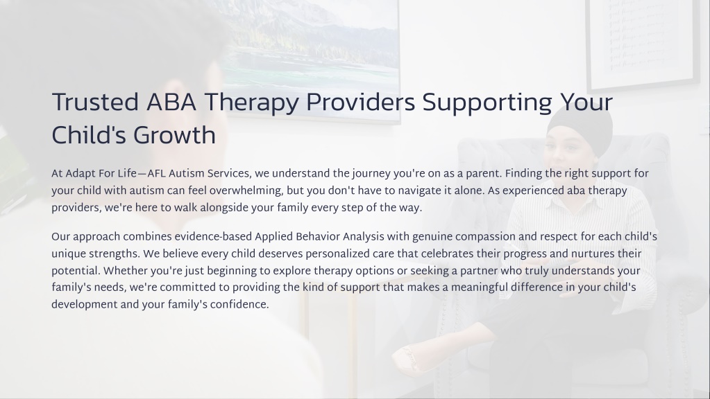 PPT - Trusted ABA Therapy Providers Supporting Your Childs Growth ...