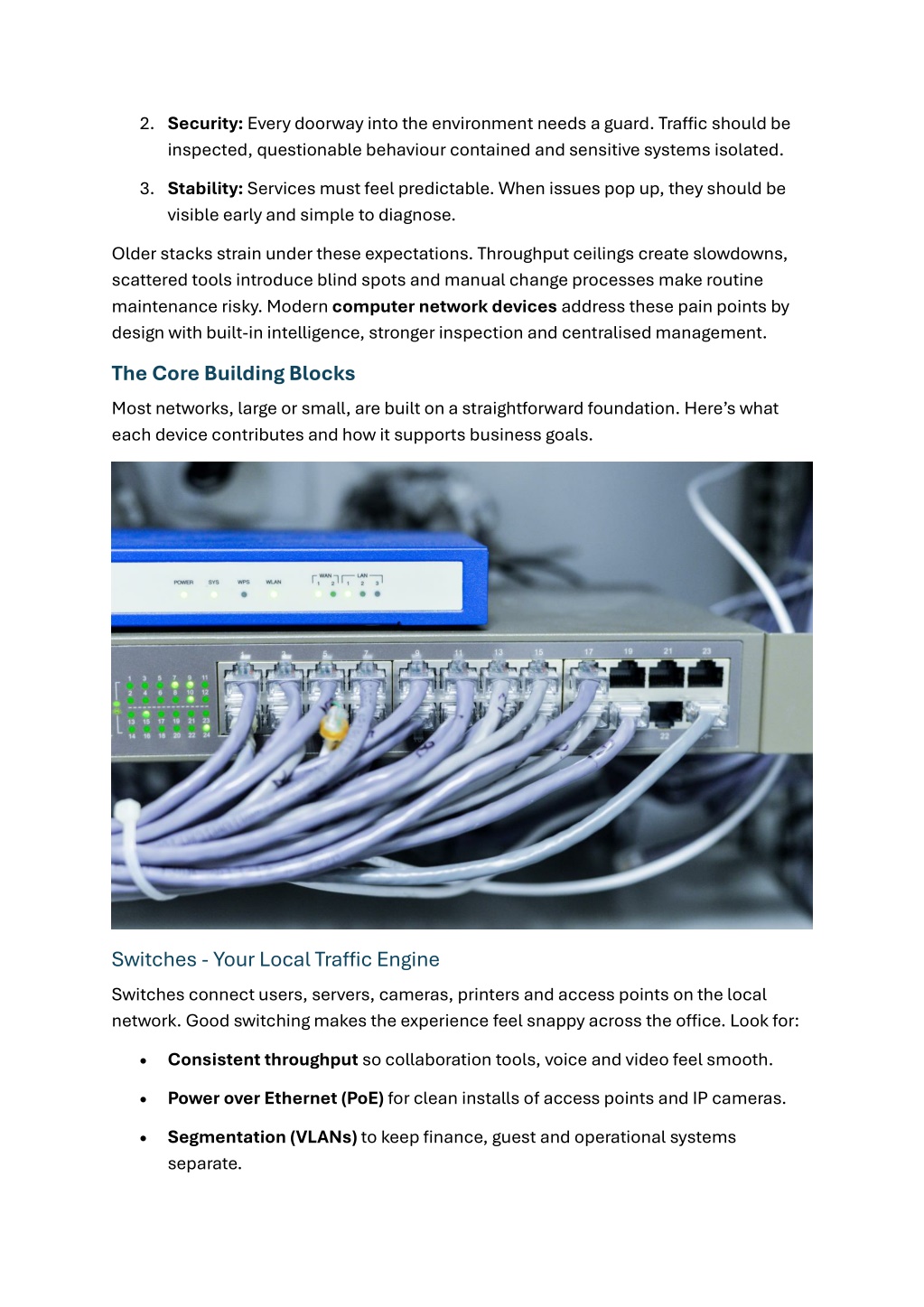 PPT - How Modern Computer Network Devices Strengthen Business ...