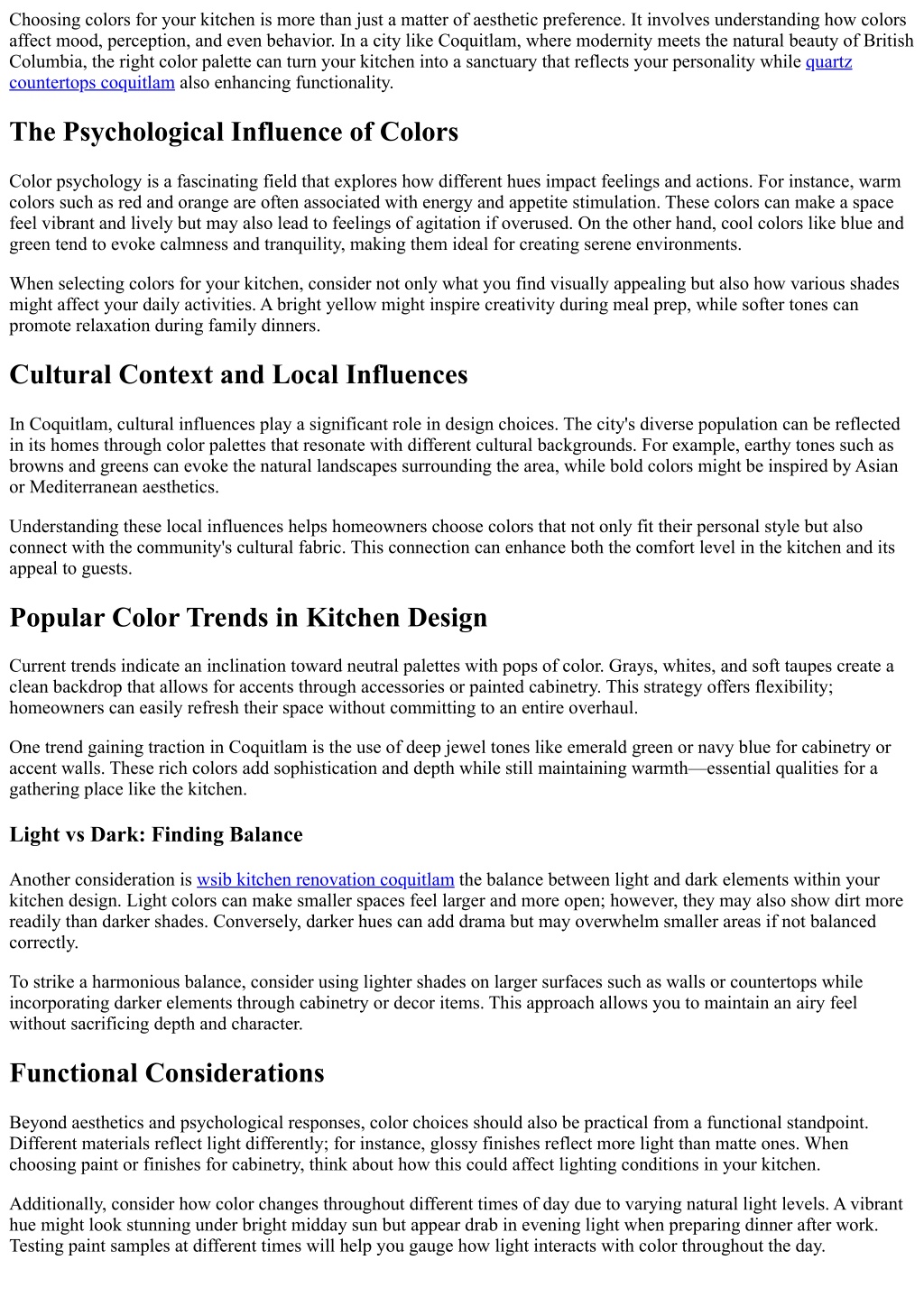 PPT - The Role of Color Psychology in Your Kitchen Design Choices in ...