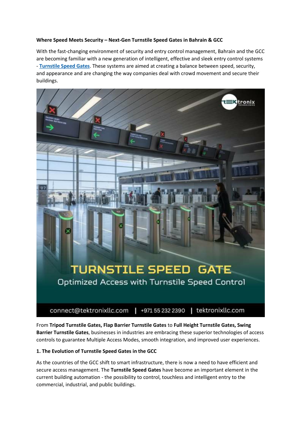 PPT - Where Speed Meets Security – Next-Gen Turnstile Speed Gates in ...