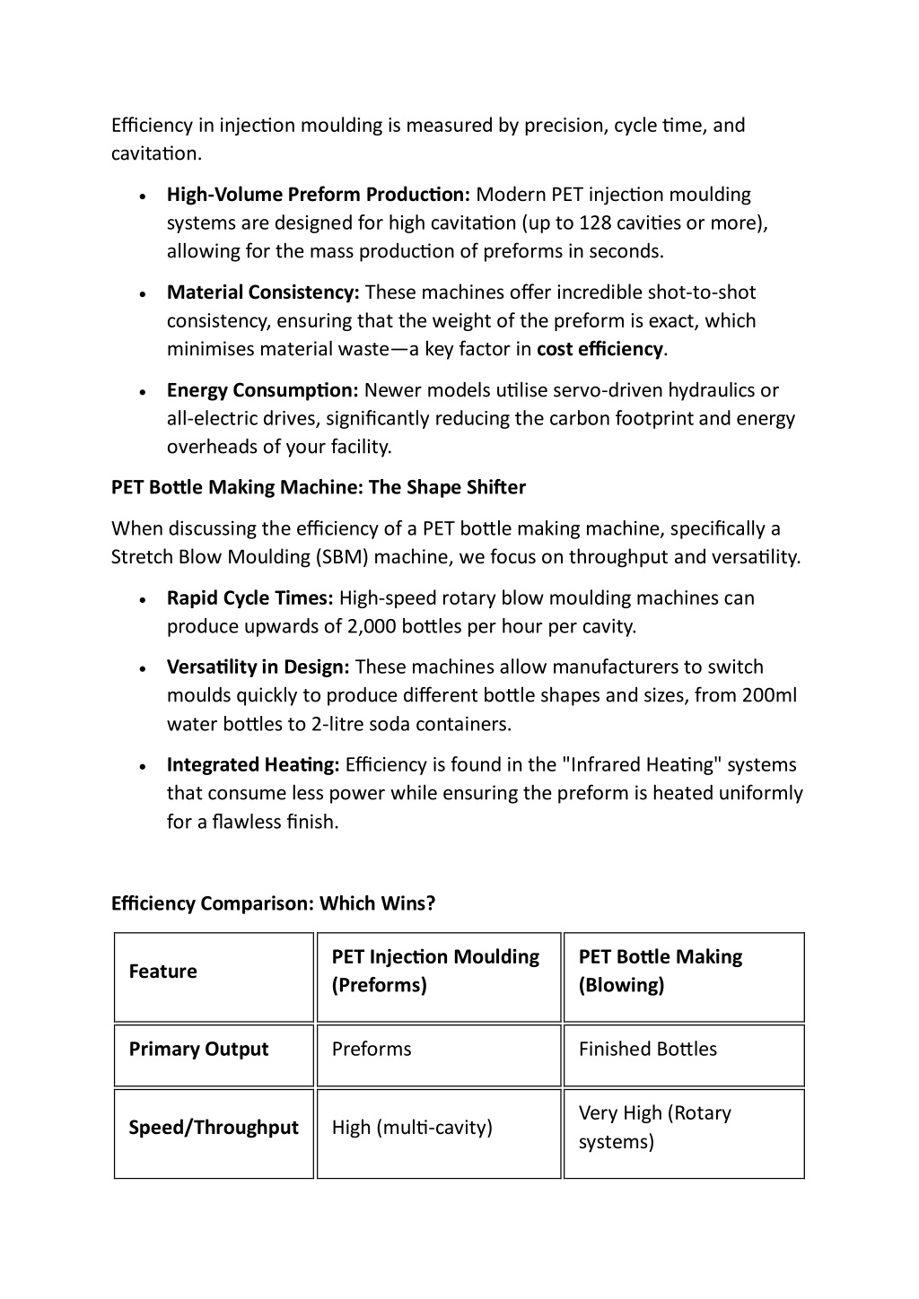 PPT - PET Bottle Making Machine vs. PET Injection Moulding Machine ...