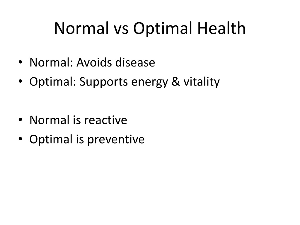 PPT - Amit Kakkar Healthyway: Why Lab Reference Ranges Don’t Define ...