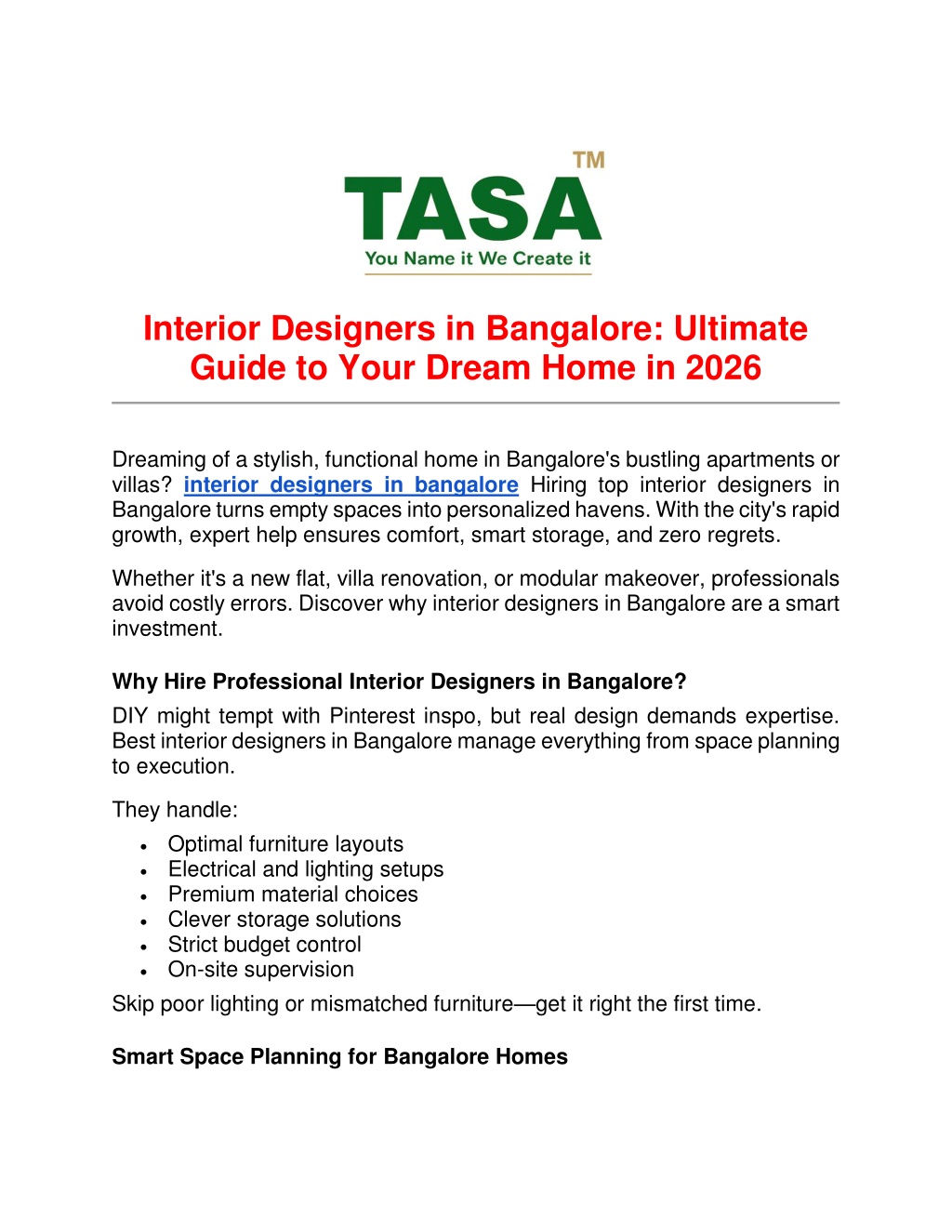 PPT - Interior Designers in Bangalore_ Ultimate Guide to Your Dream ...