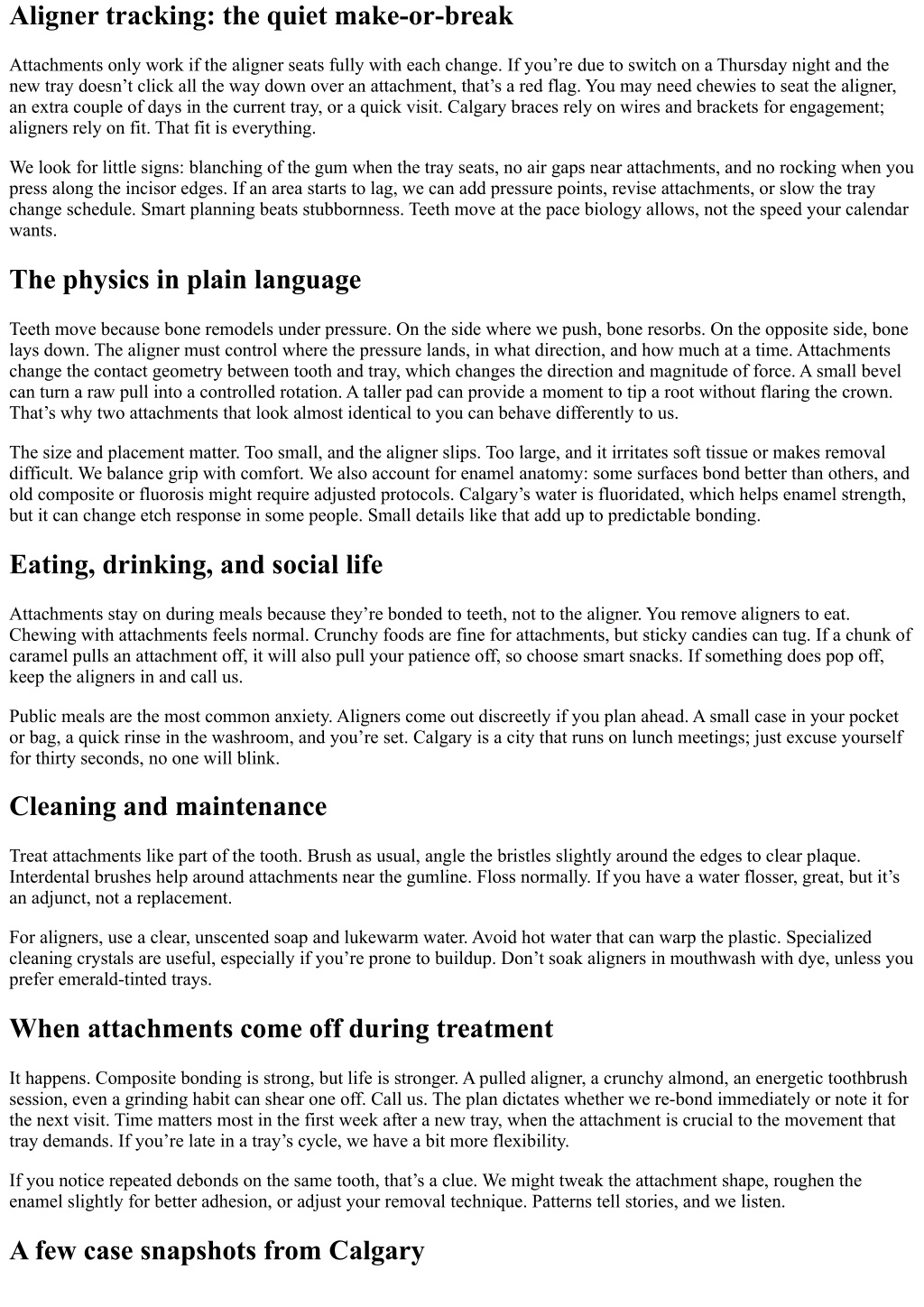 PPT - Invisalign Attachments Explained by a Calgary Orthodontist ...