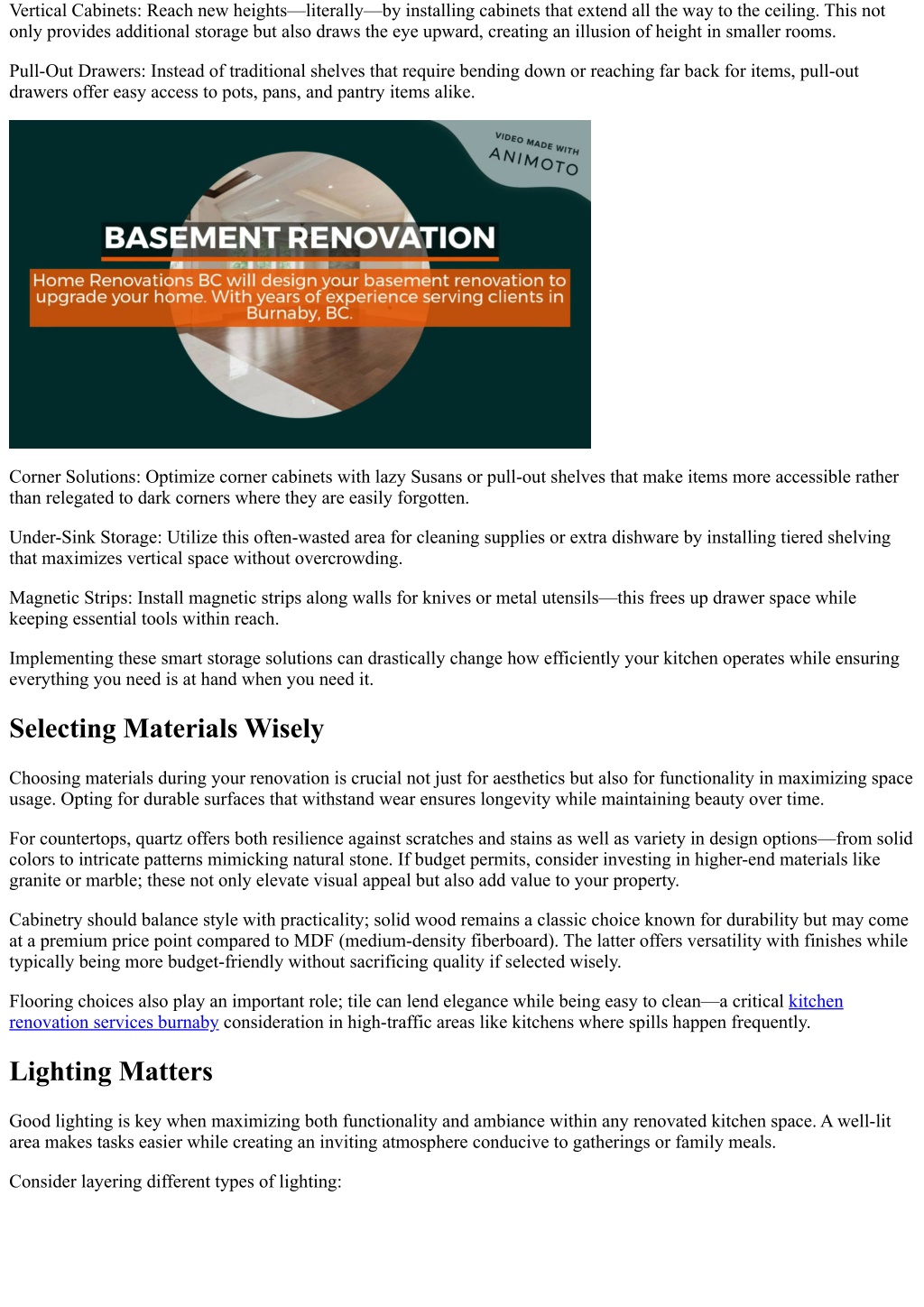 PPT - Maximizing Space in Your Burnaby Kitchen Renovation PowerPoint ...