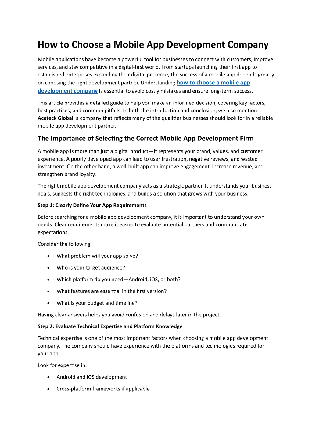 PPT - How to Choose a Mobile App Development Company PowerPoint ...