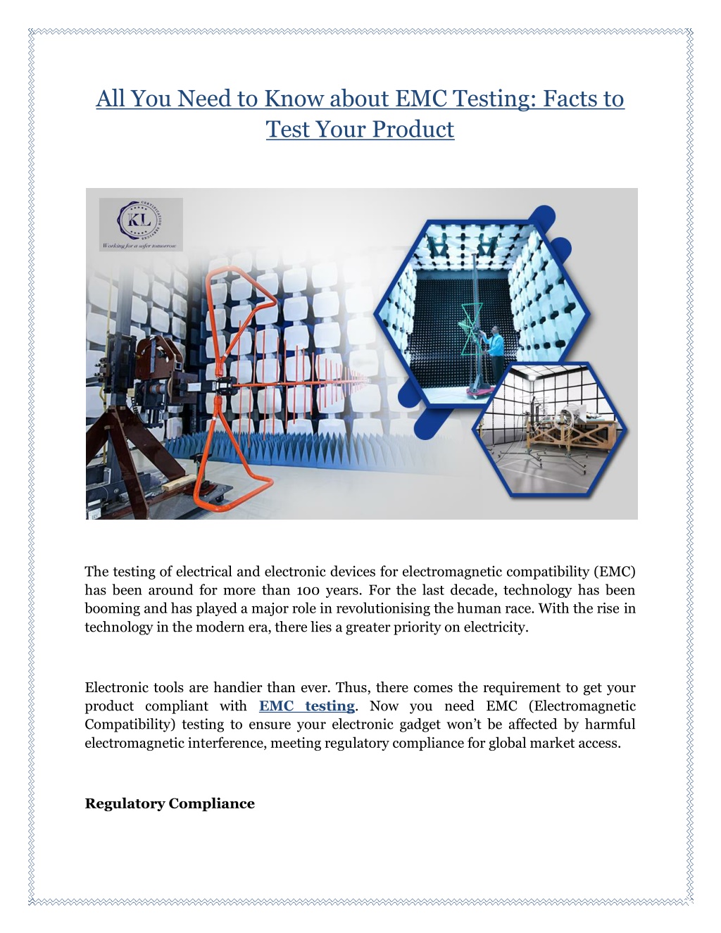 PPT - All You Need to Know about EMC Testing: Facts to Test Your ...