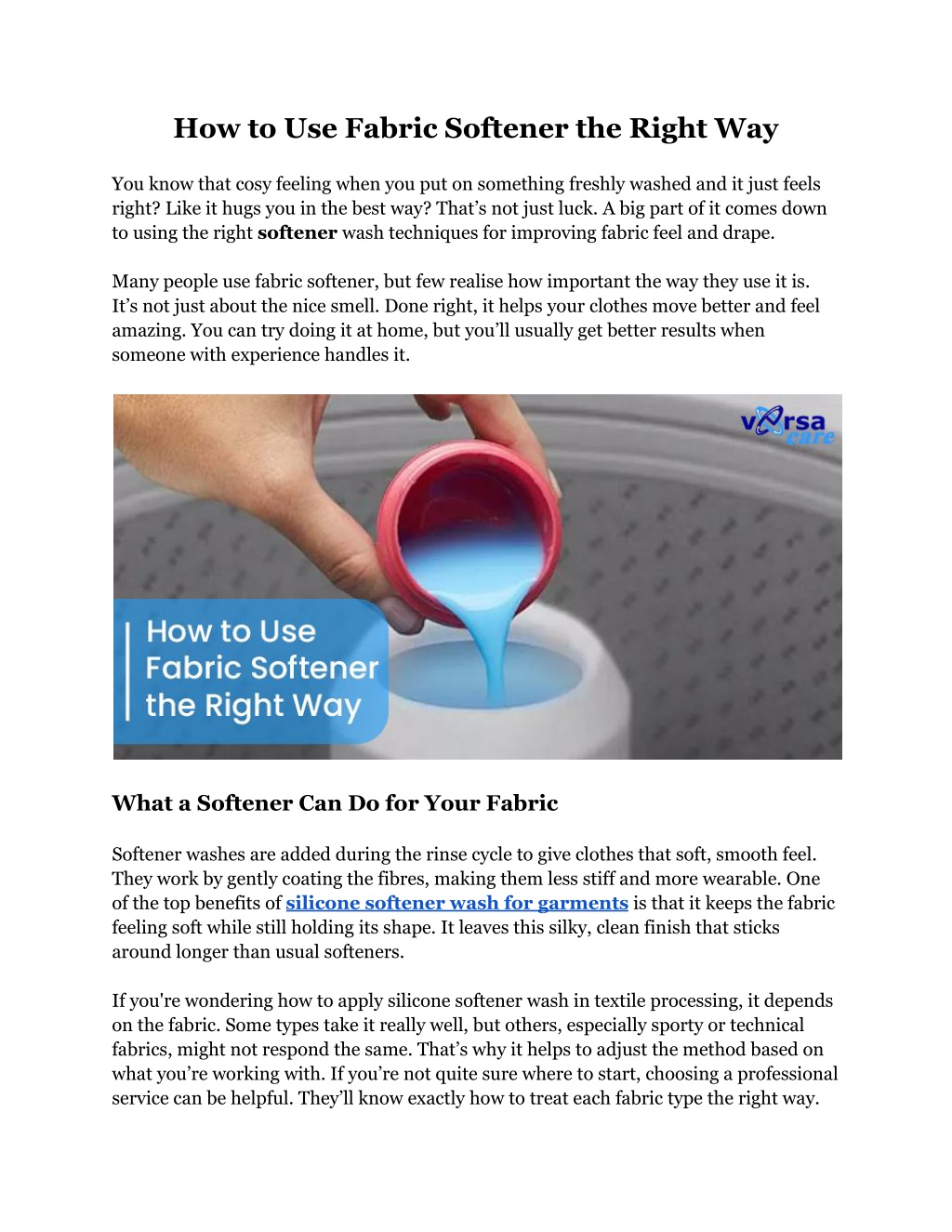 PPT - How to Use Fabric Softener the Right Way PowerPoint Presentation ...