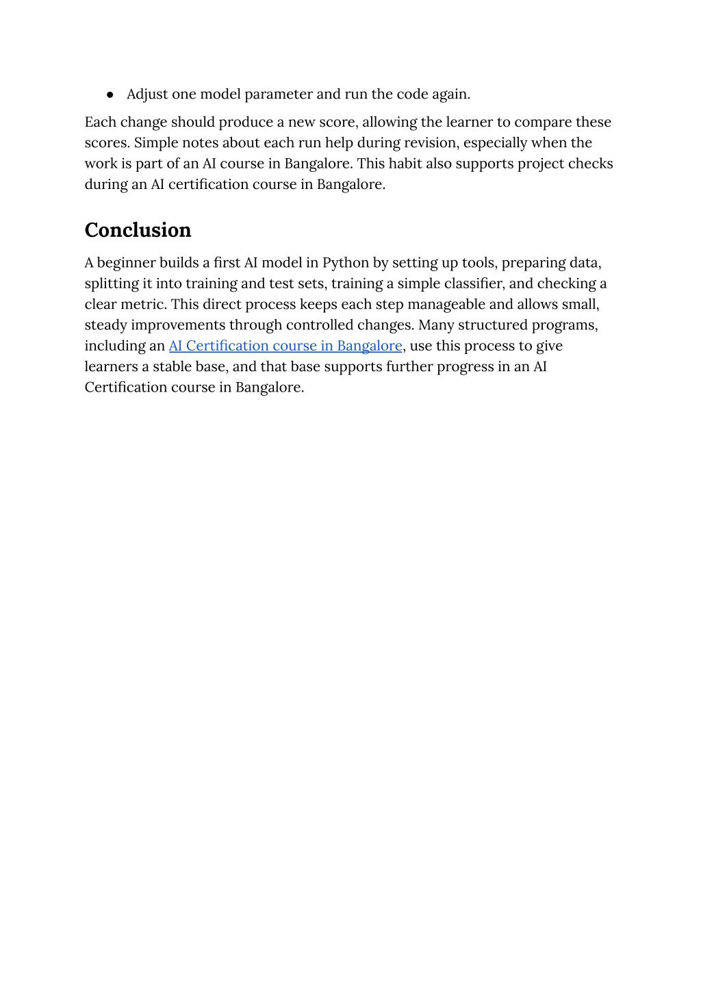 PPT - Building a First AI Model in Python Step by Step_Thejas_Blog_AI ...