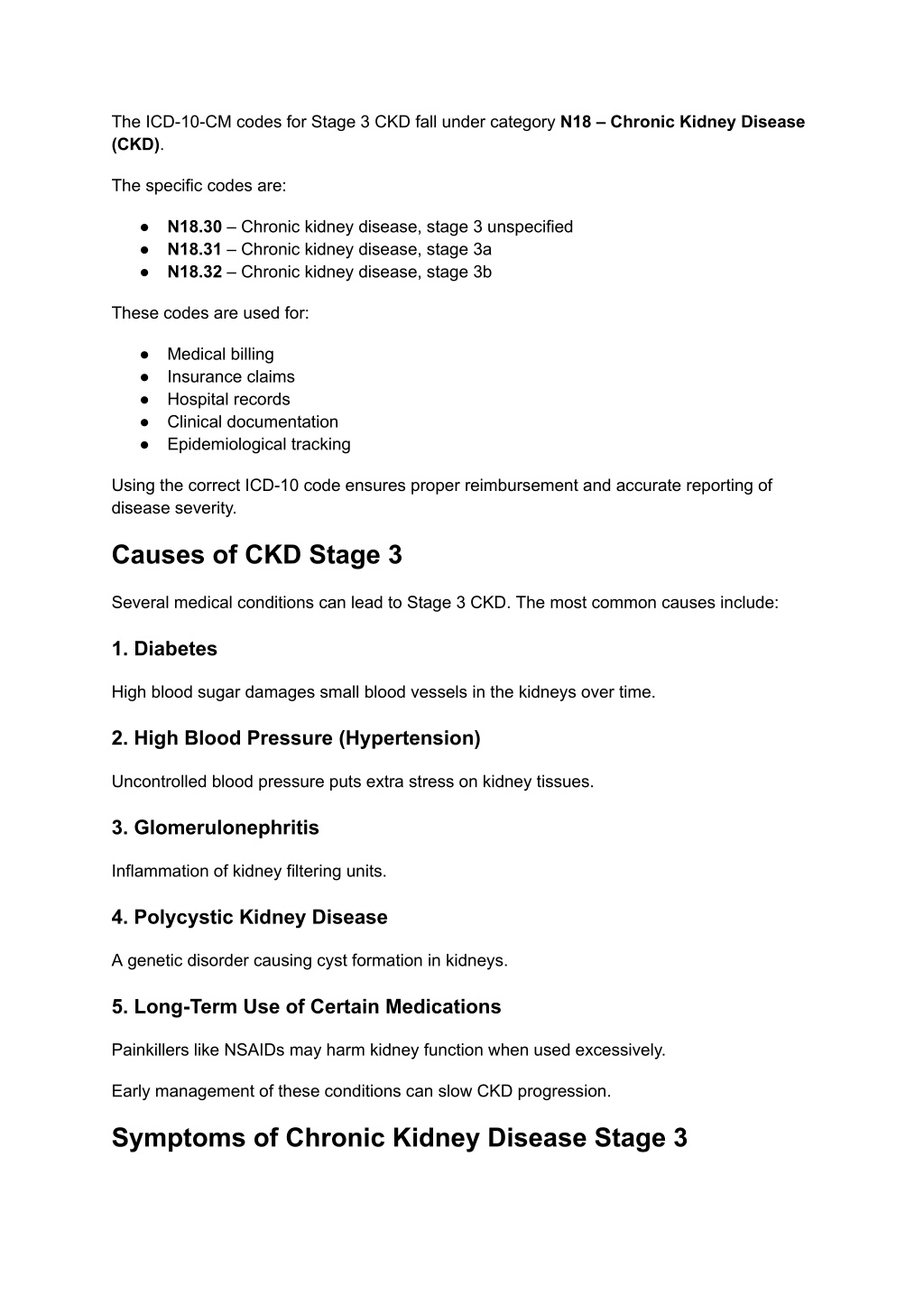 PPT - Chronic Kidney Disease Stage 3 ICD-10 PowerPoint Presentation ...