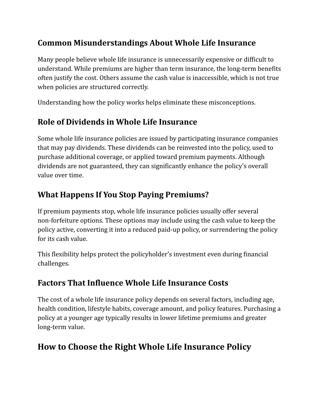 PPT - Understanding How Does a Whole Life Insurance Policy Work ...