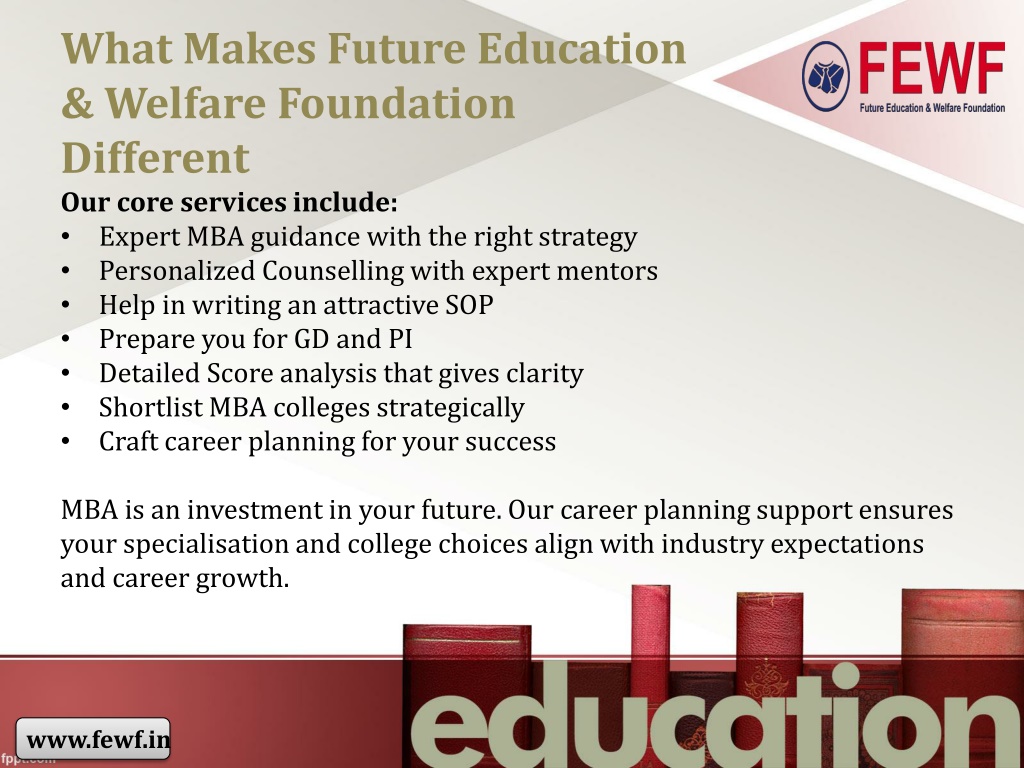 Fewf PPT - First Attempt at MBA Exams Here’s How Coaching in Ranchi Helps ...