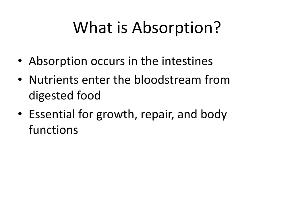 PPT - Digestion and Absorption for Better Gut Health & Wellness ...