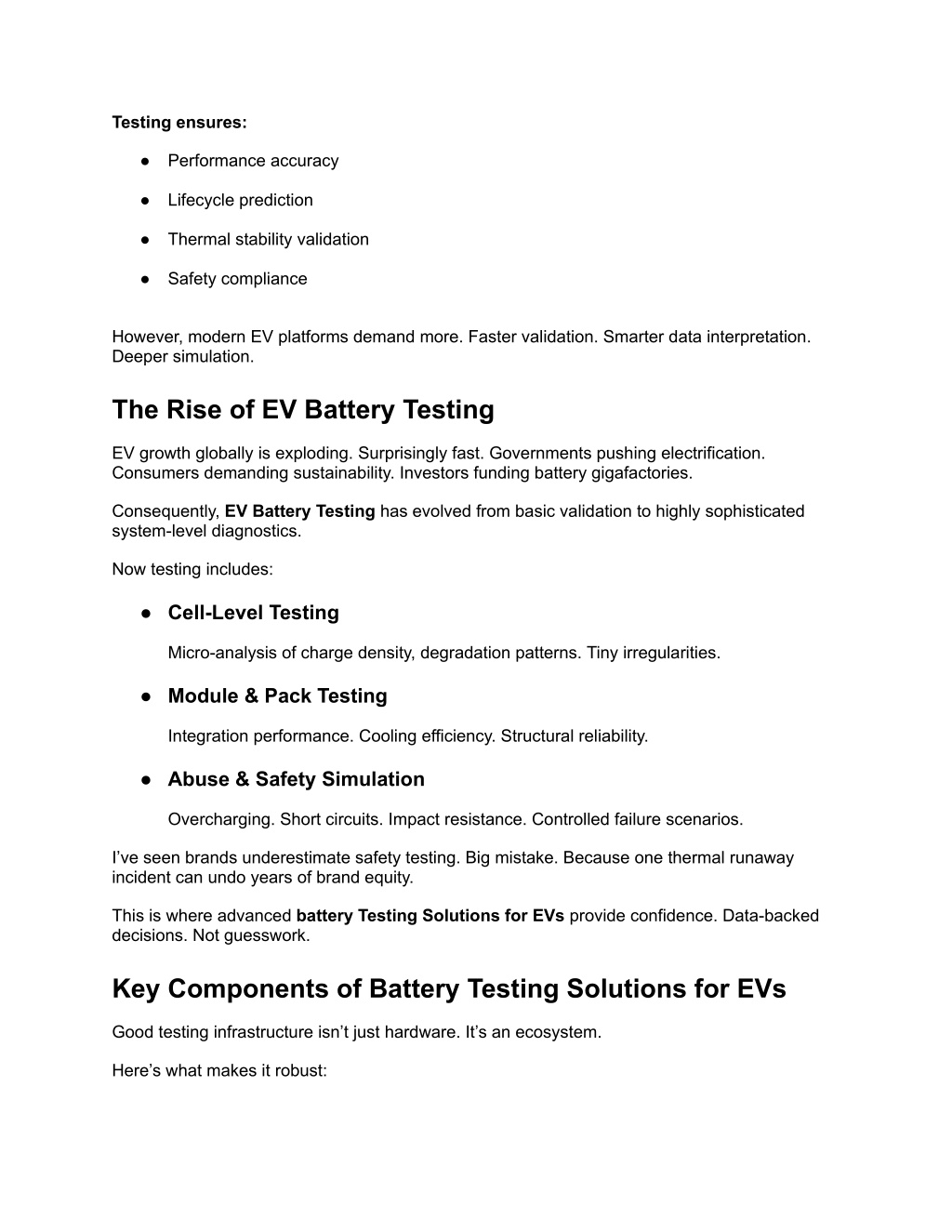 PPT - Battery Testing Solutions Powering the Future of EV Innovation ...
