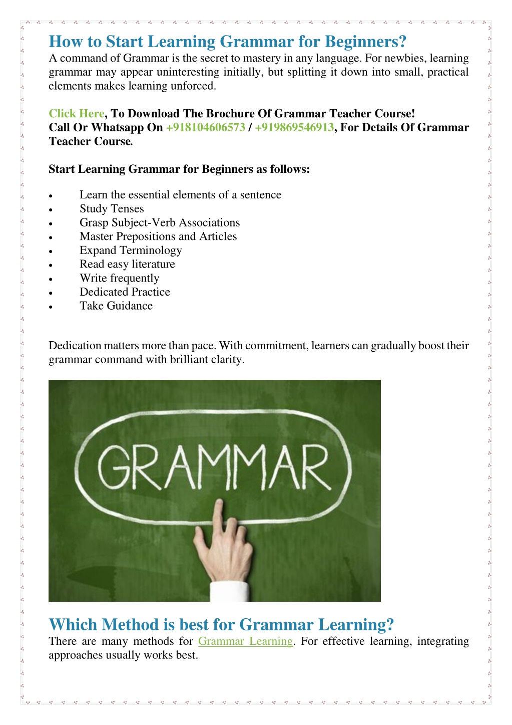 PPT - How to Learn English Grammar Online PowerPoint Presentation, free ...