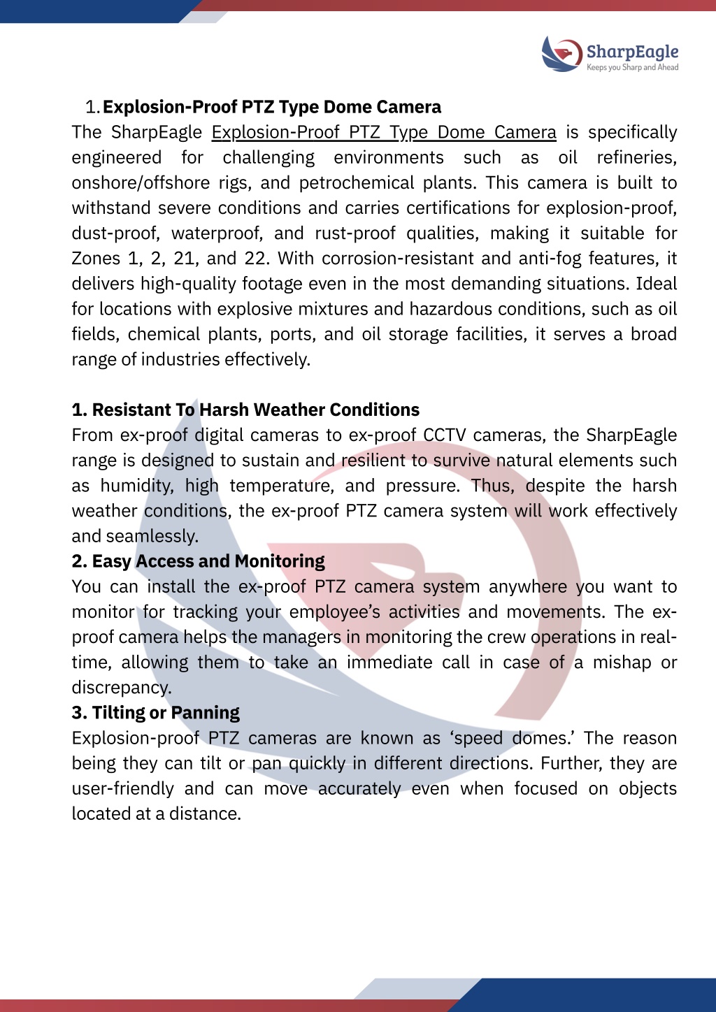 PPT - 5 Reasons To Use Explosion Proof PTZ Camera PowerPoint ...