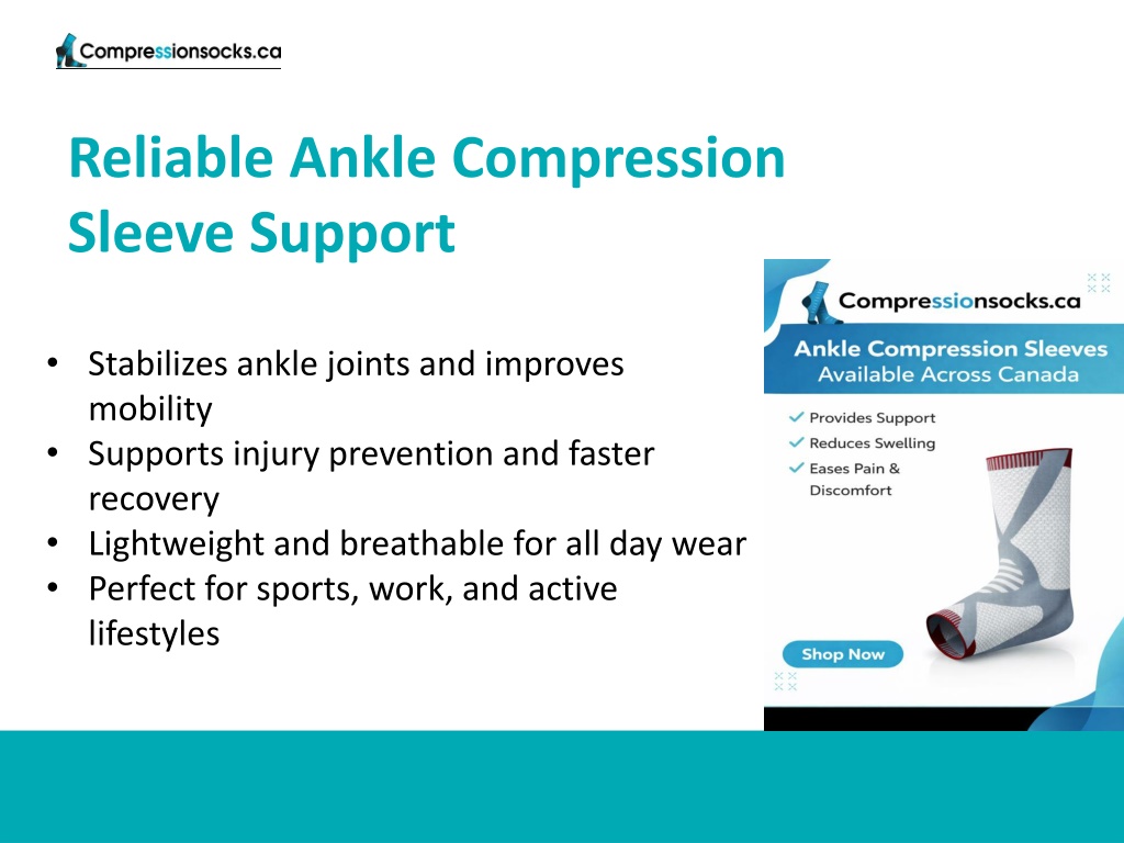 PPT - Reliable Support with Leg & Ankle Compression Sleeves across ...