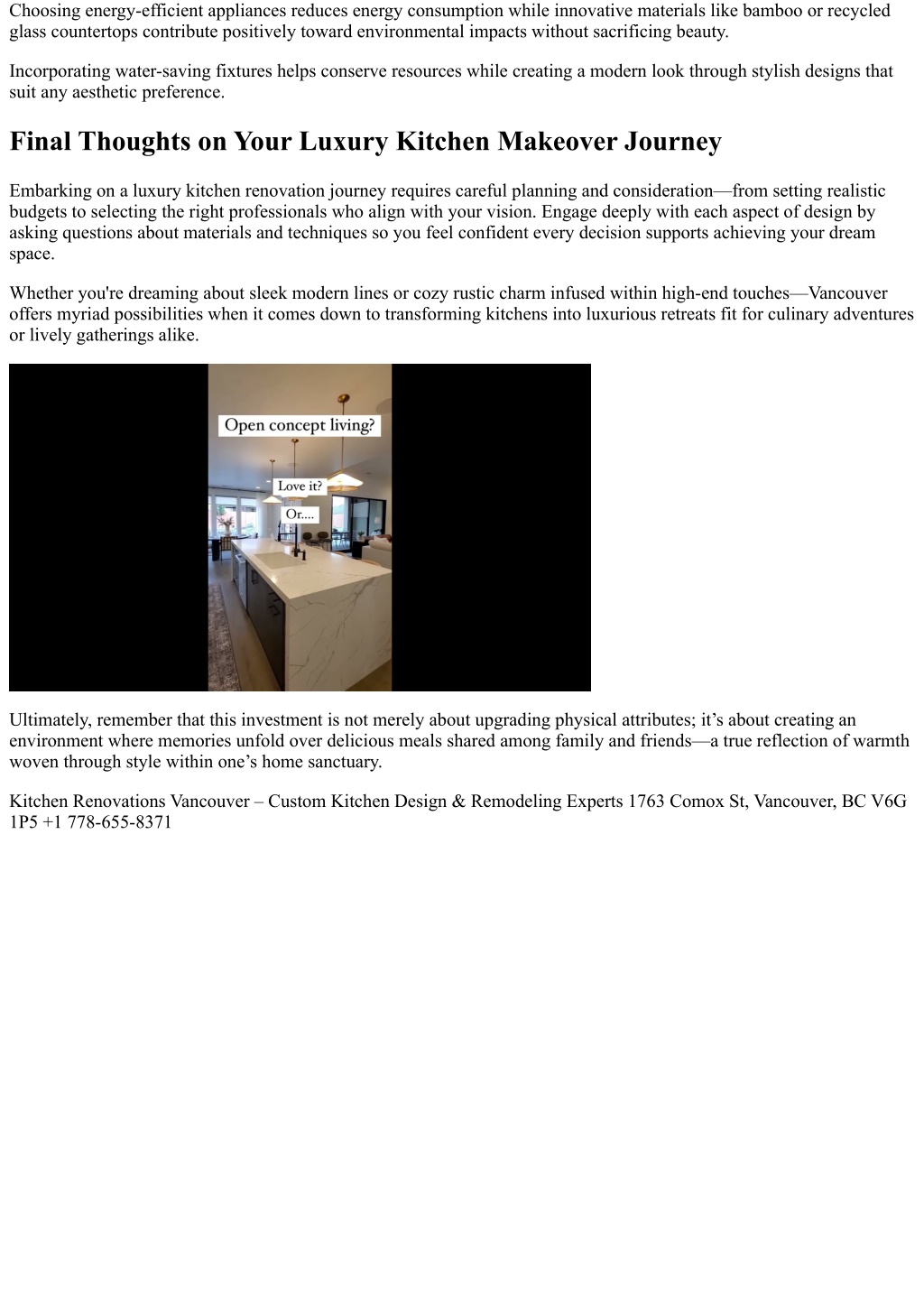 PPT - Revitalize Your Space with a Stunning Luxury Kitchen Makeover in ...