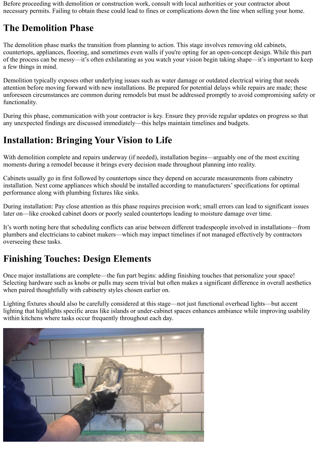 PPT - What to Expect During Your Kitchen Remodel in Burnaby PowerPoint ...