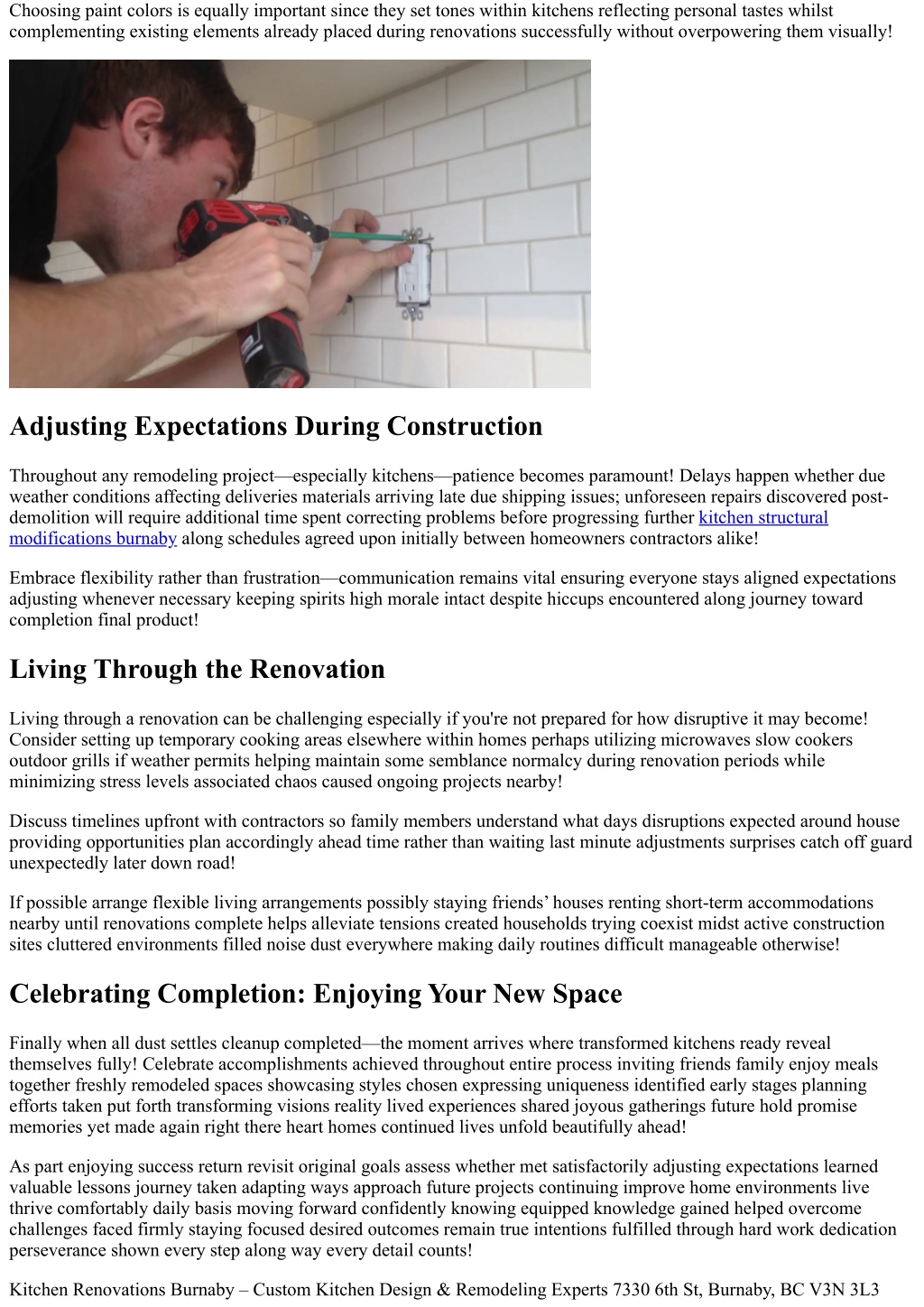 PPT - What to Expect During Your Kitchen Remodel in Burnaby PowerPoint ...