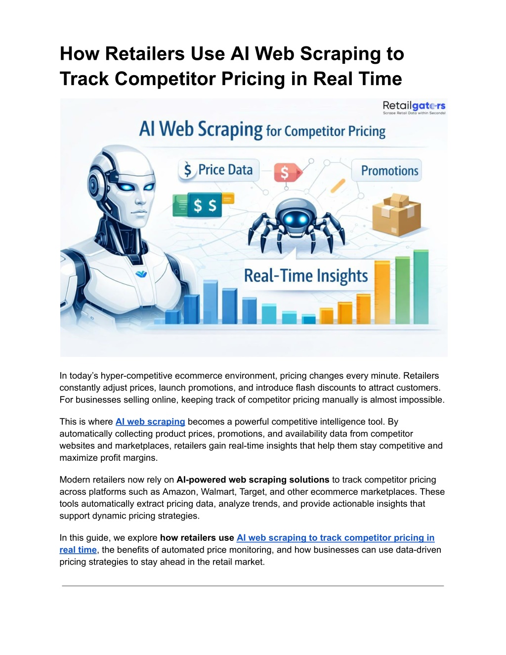 PPT - AI Web Scraping for Competitor Price Tracking in Retail ...