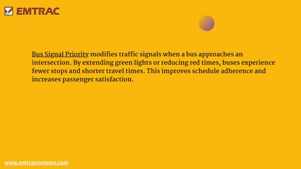 PPT - Bus Signal Priority: Improving Public Transit Reliability ...