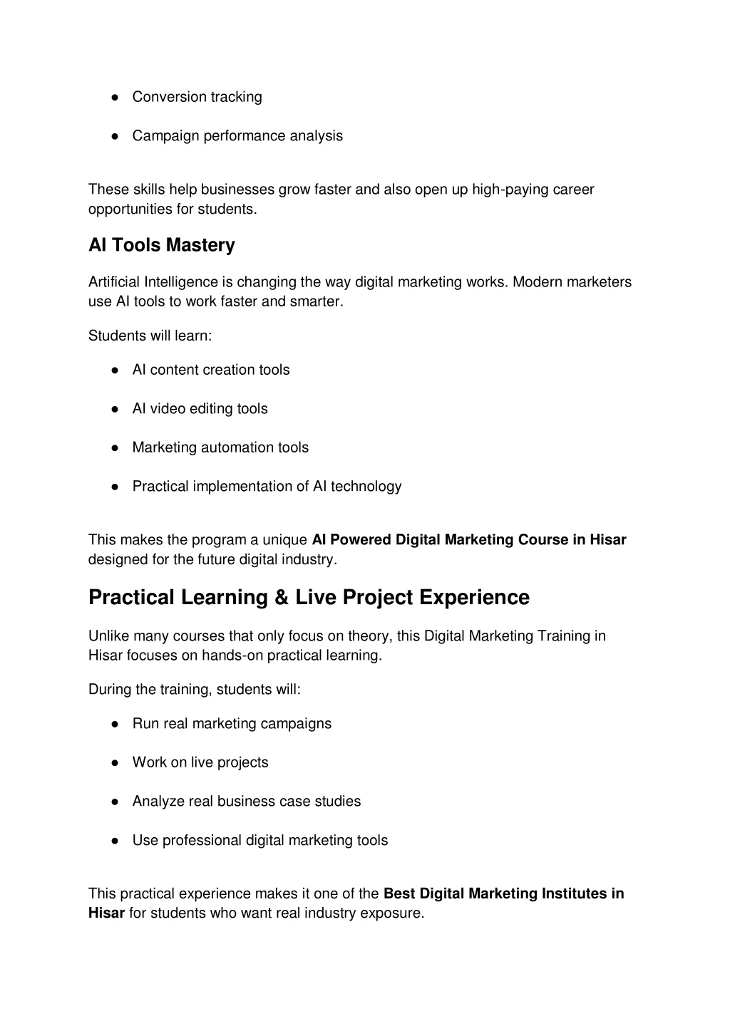 PPT - AI Powered Digital Performance Marketing Course – Build Real ...