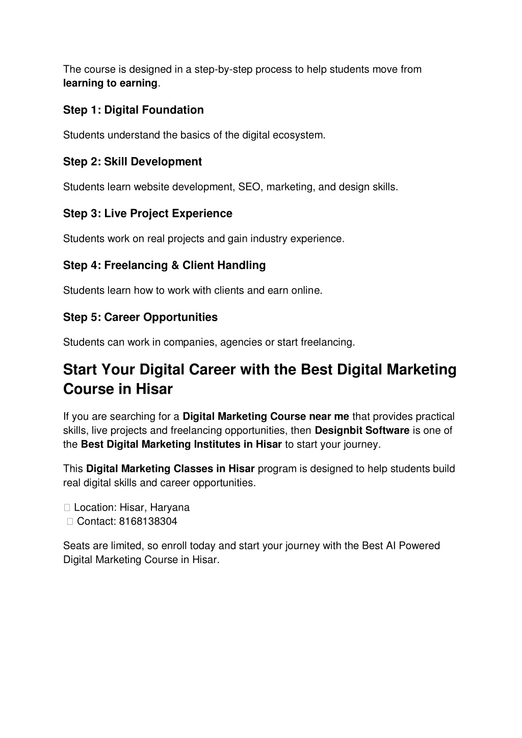 PPT - AI Powered Digital Performance Marketing Course – Build Real ...