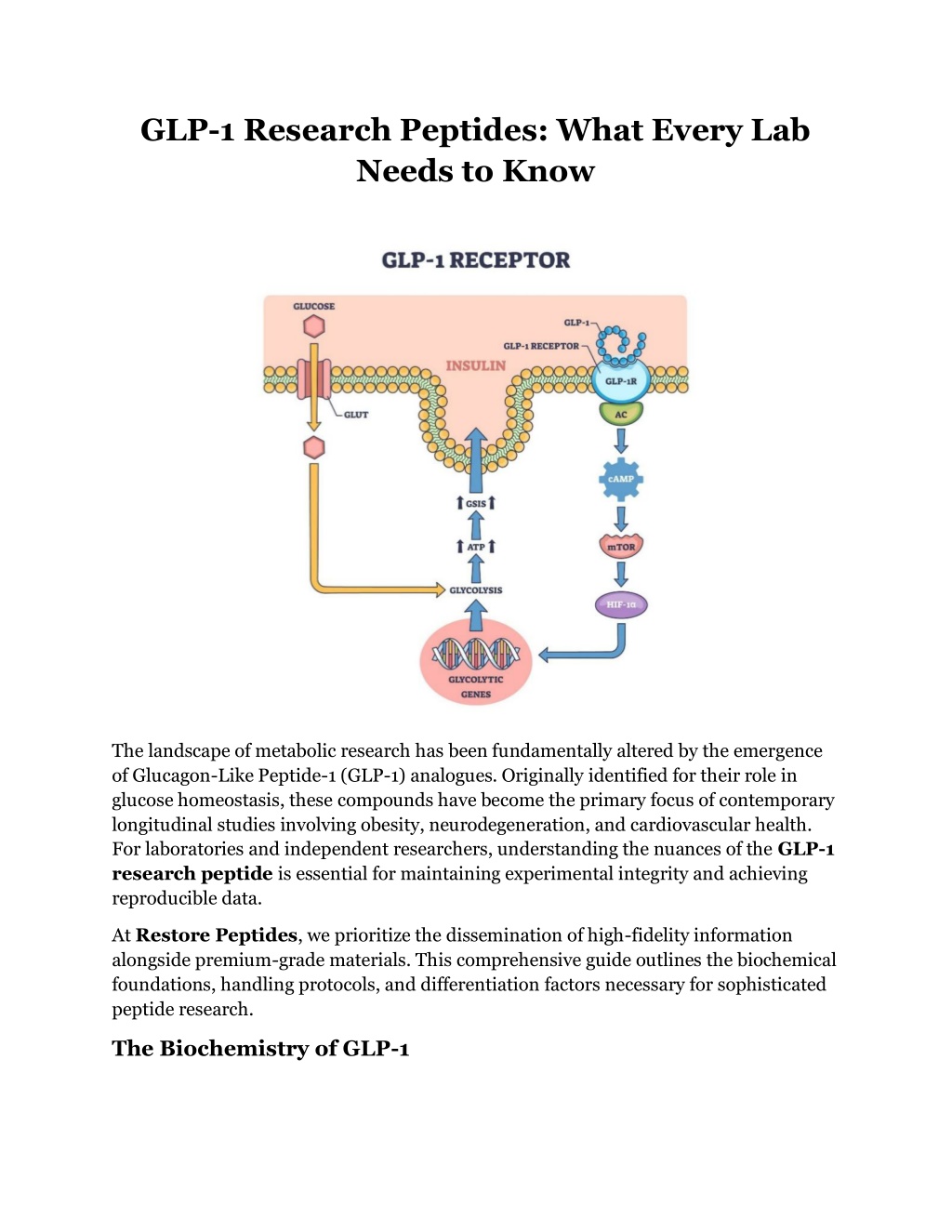 PPT - GLP-1 Research Peptides What Every Lab Needs to Know PowerPoint ...