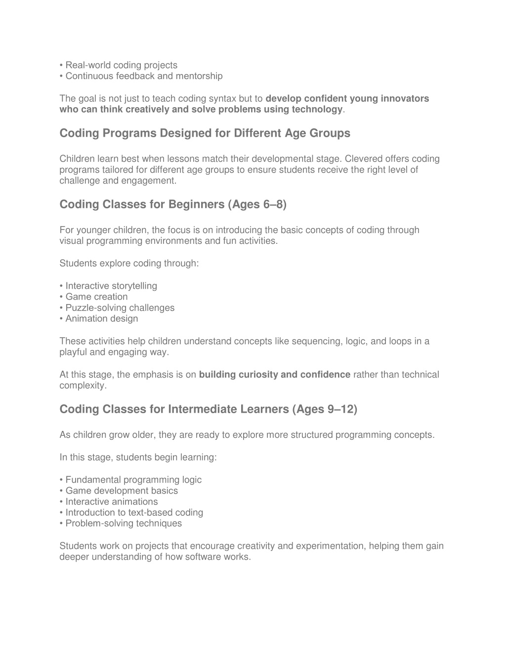 PPT - Best Online Coding Classes for Kids in Dubai with Clevered ...