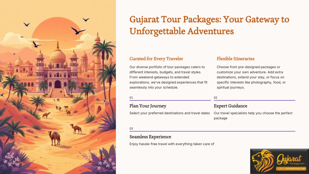 PPT - Best Gujarat Tour Packages – Explore Culture Heritage & Spiritual ...