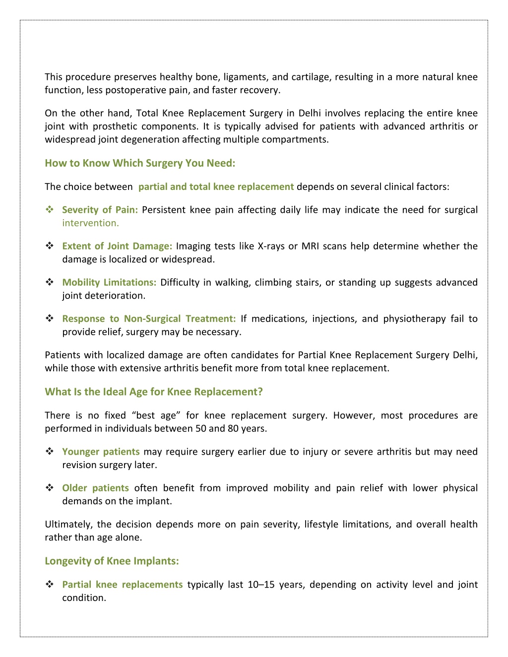 PPT - Expert Guide to Total Knee Replacement Surgery in Delhi vs ...
