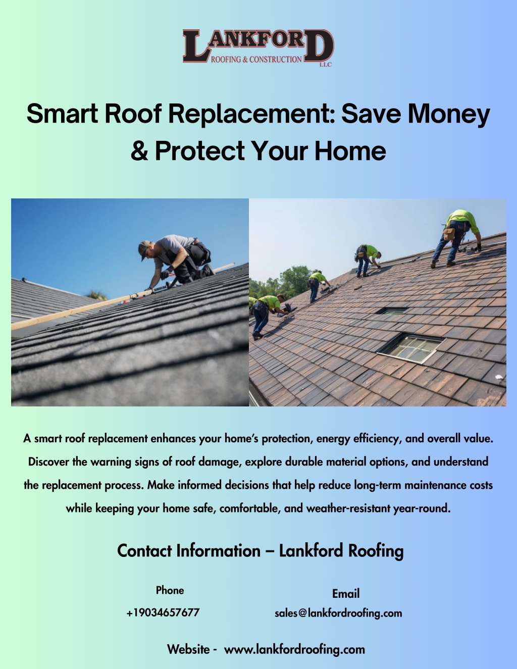 Replacement Protection PPT - Smart Roof Replacement Save Money & Protect Your Home PowerPoint ...