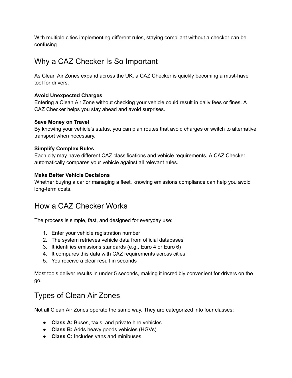 PPT - The Essential Tool for Navigating Clean Air Zones - CAZ Checker ...