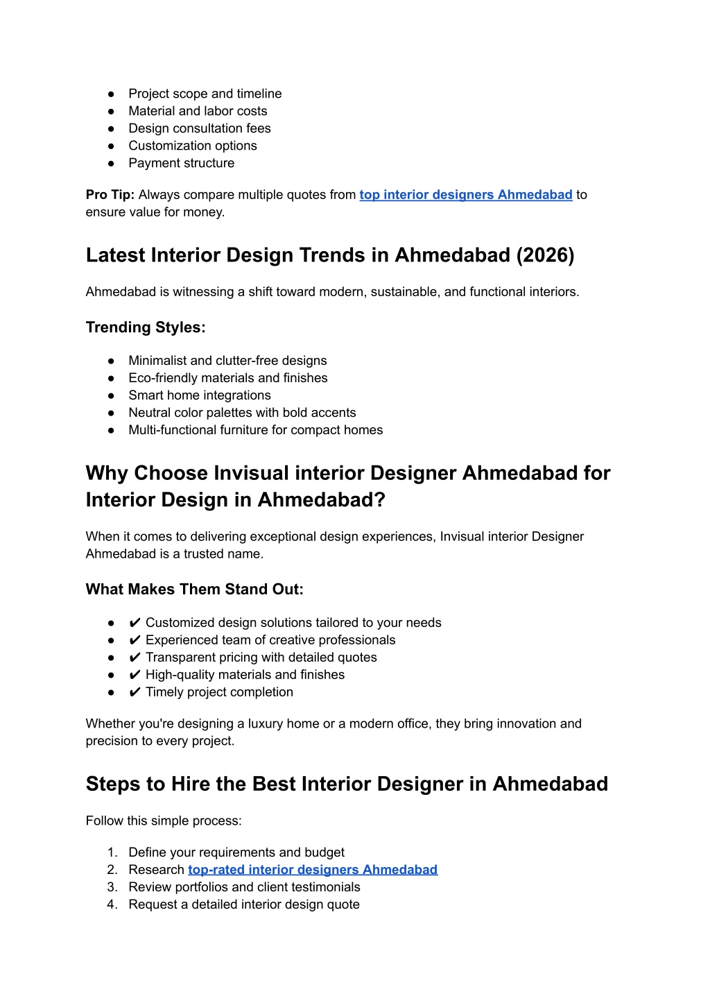 PPT - Hire the Best Interior Designer in Ahmedabad to Transform Your ...