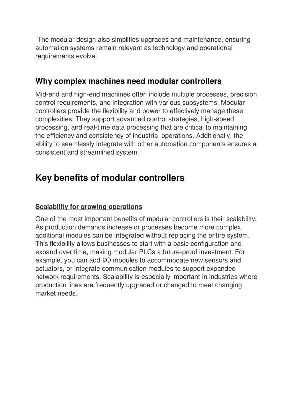 PPT - Benefits Of Modular Controllers For Medium To High-End Machines ...