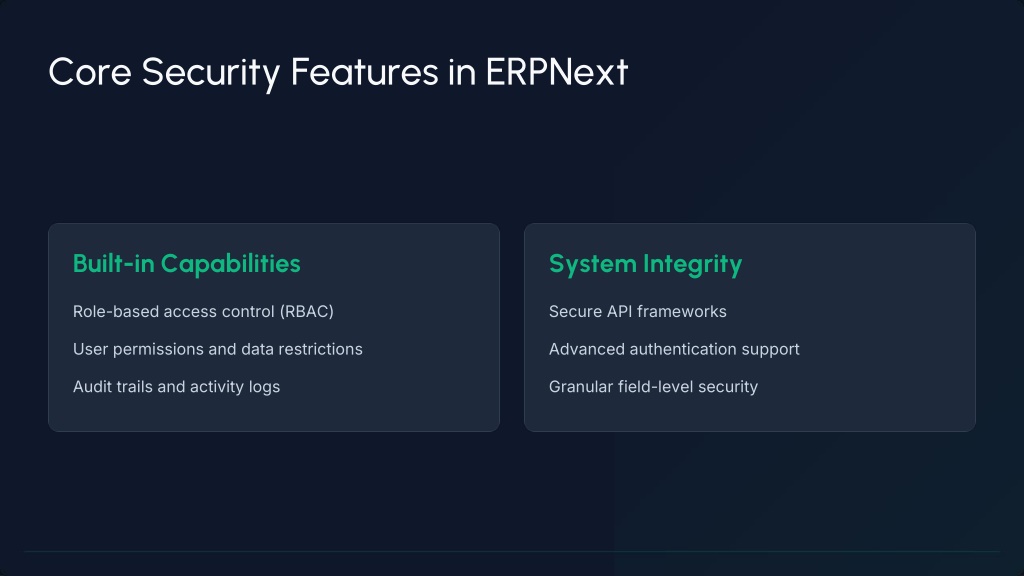 PPT - Security and Compliance in ERPNext Implementation Guide ...