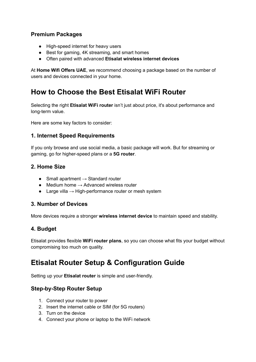 PPT - Etisalat WiFi Router Plans & Packages for Home – Complete Guide ...