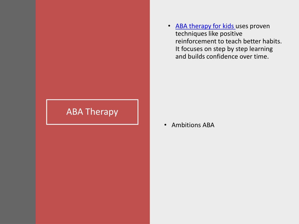 PPT - In Home ABA Therapy & ABA Therapy for Kids Expert Care Guide ...