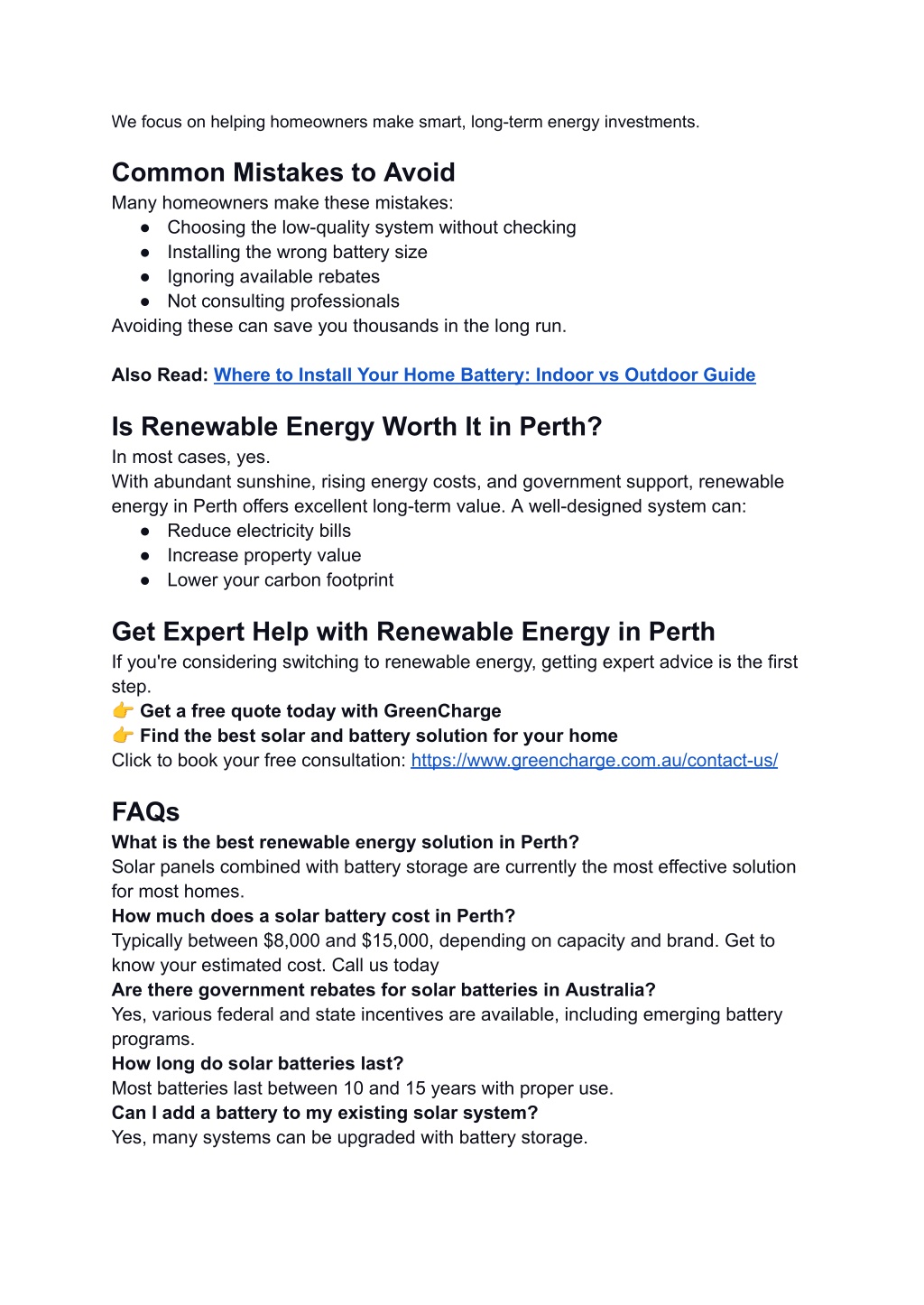 PPT - Renewable Energy Solutions in Perth: The Ultimate Guide for ...
