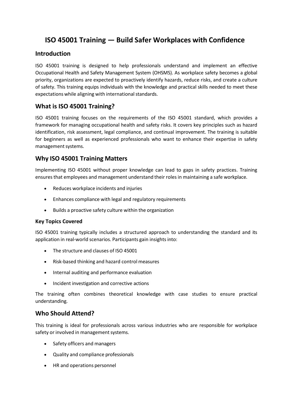 Iso 45001 Training.pdf PPT - ISO 45001 training PowerPoint Presentation, free download - ID ...