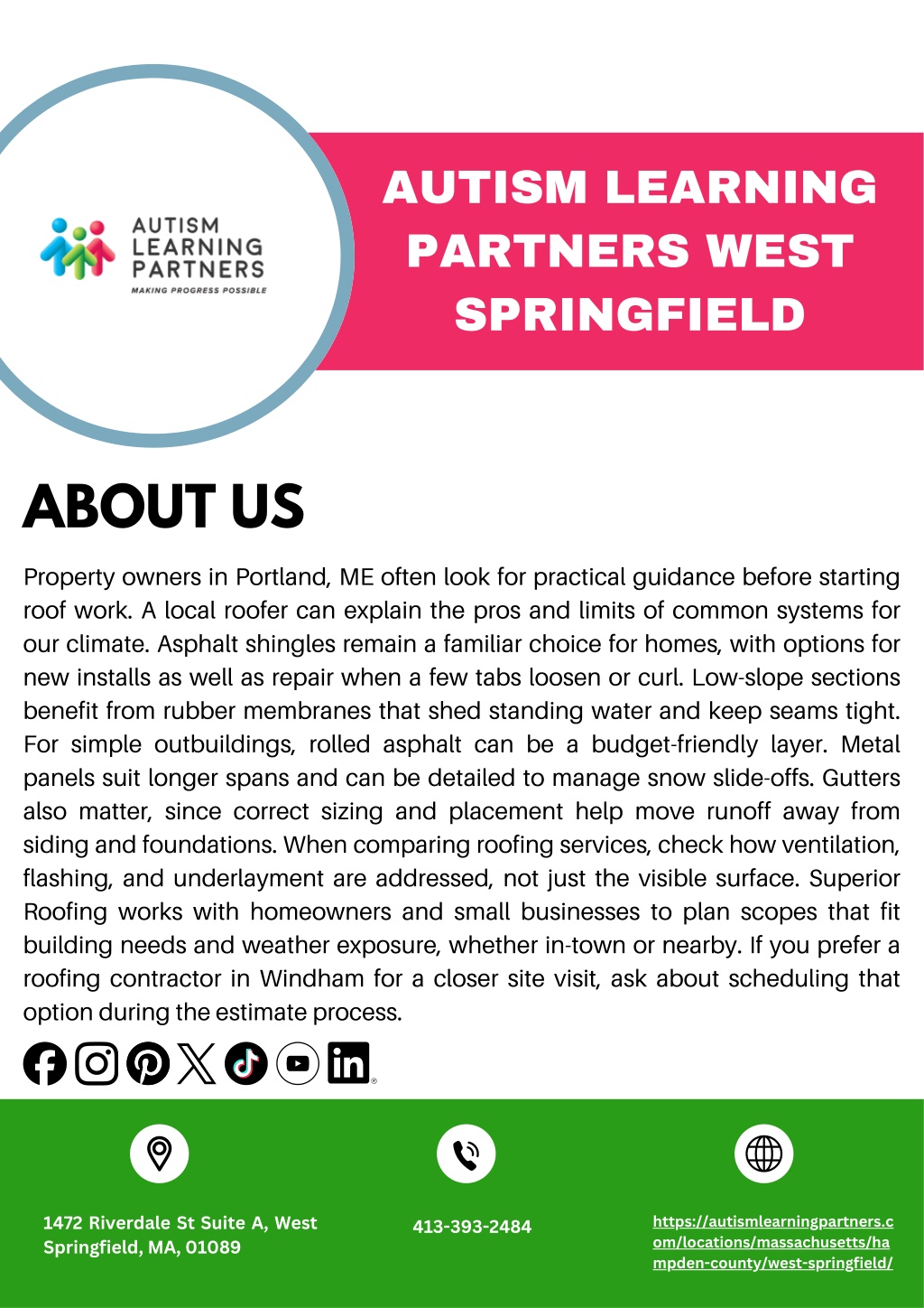 PPT - Autism Learning Partners West Springfield PowerPoint Presentation ...